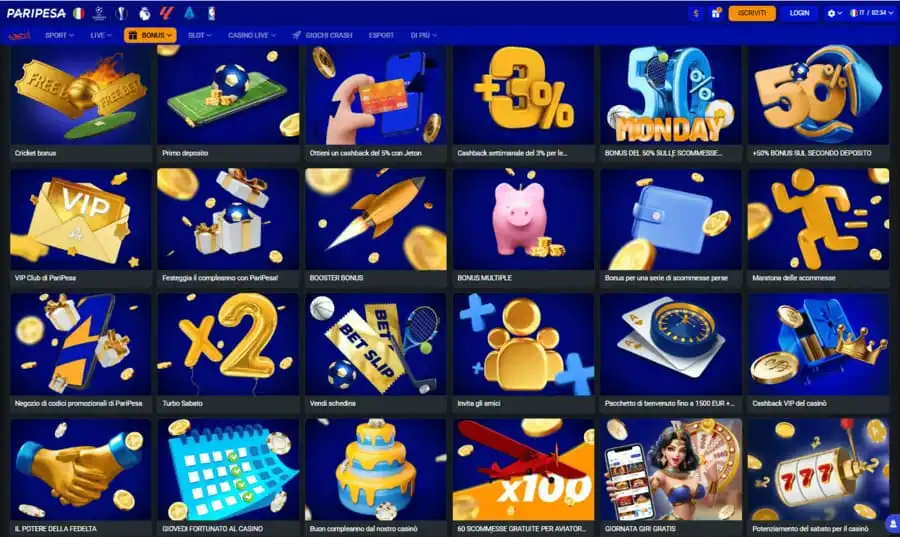 paripesa-casino-bonus