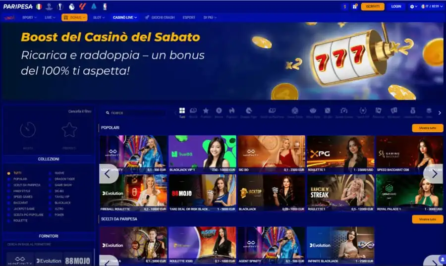 paripesa-casino-princ