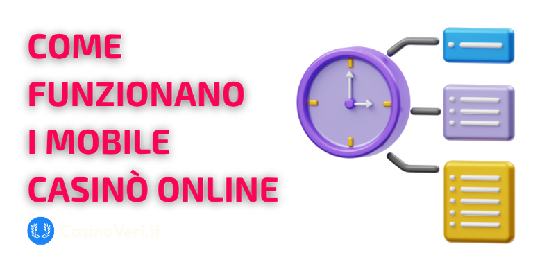 Come funzionano i mobile casinò online