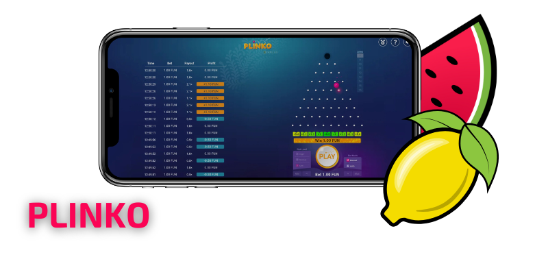 Plinko game