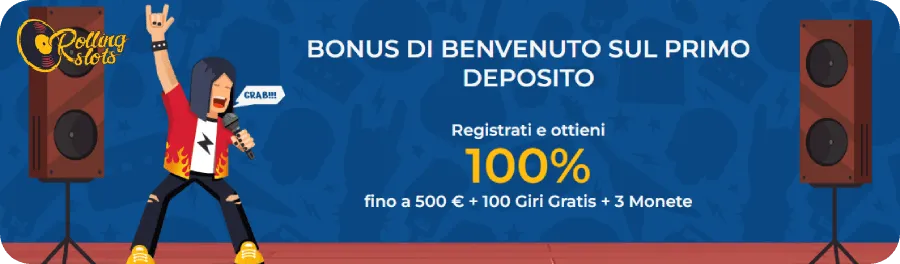 Rolling Slots casino promo
